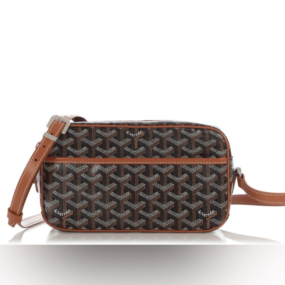Goyard Cap Sac Vert Black/Tan